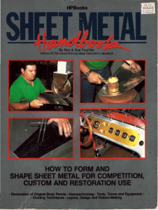 Sheet Metal Handbook: Forming, Shaping, and Restoration