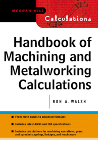 Machining & Metalworking Calculations Handbook