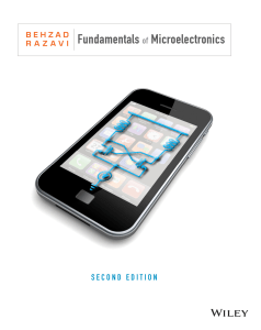 Fundamentals of Microelectronics - Behzad Razavi, Second Edition