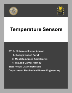 Temperature Sensors: RTDs, Thermocouples, Thermistors & IC Sensors