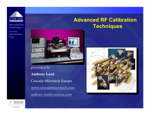 Advanced RF Calibration Techniques Presentation