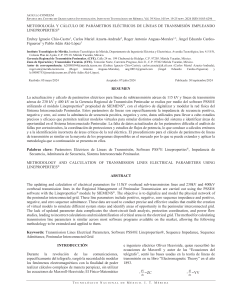 C&aacute;lculo de Par&aacute;metros en L&iacute;neas de Transmisi&oacute;n