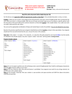 COMP 248 Lab 5 Exercise: Java Program for Pattern Generation