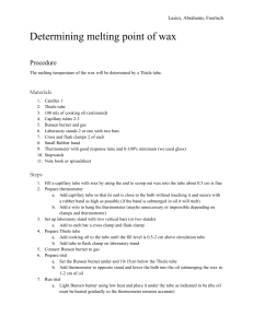 Wax melting point lab writeup 