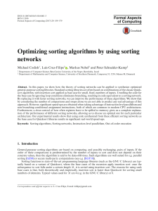 Optimizing Sorting Algorithms with Sorting Networks for Modern CPUs