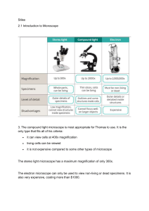 Introduction to Microscopes: Types, Magnification & Usage Guide