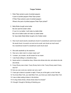 Tongue Twisters for Pronunciation & Speech Practice - Fun Exercises