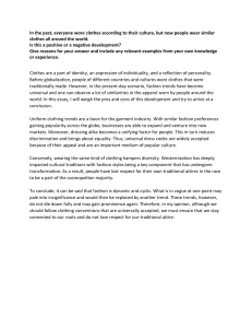 Global Fashion Trends: Positive or Negative Cultural Development?