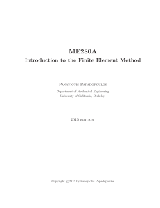Intro to Finite Element Method Textbook