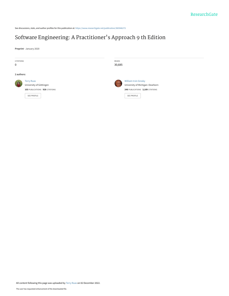Data Science for Software Engineers: A Practitioner's Approach Appendix