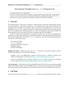 Environment Variable & Set-UID Program Lab | SEED Labs Security