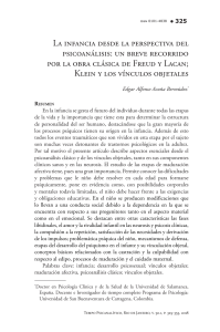 infancia desde el psicoanalisis