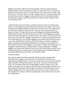 Maggie's Dilemma: Catholic Christian Meta-Model & Influences Analysis