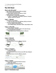 Understanding the OSI Model: Layers, Protocols & Networking Basics