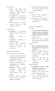 Logic Basics: Arguments, Nonarguments, Deductive & Inductive Reasoning