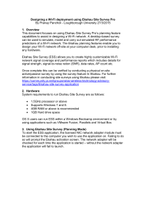 Designing Wi-Fi Deployment with Ekahau Site Survey Pro Guide