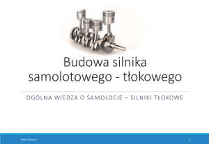 Budowa silnika samolotowego tłokowego &ndash; OG&Oacute;LNA WIEDZA O SAMOLOCIE