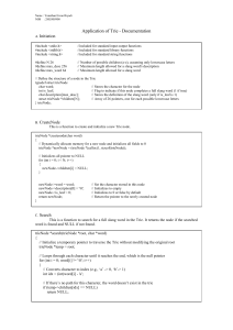Trie Implementation in C: Slang Dictionary Documentation