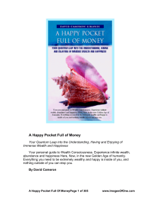 A Happy Pocket Full of Money by David Cameron Gikandi