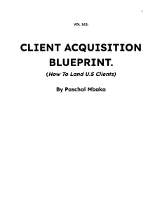 Client Acquisition Blueprint: Land U.S. Clients