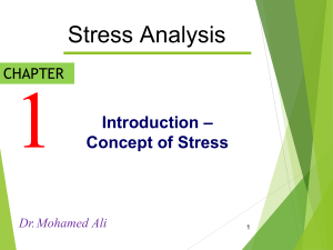 Stress Analysis: Introduction & Concept of Stress | Mechanics of Materials