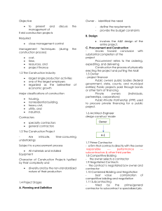 Construction Project Management: Industry, Stages, Contracts & Roles