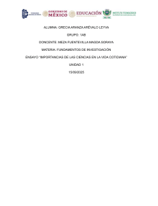 ensayo fundamentos de investigación