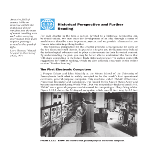 History of Electronic Computers: ENIAC, UNIVAC & More