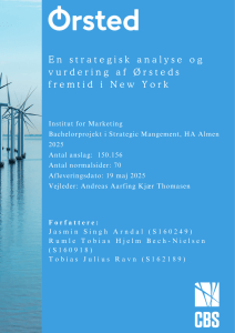 Orsted i New York  Strategisk analyse  2025