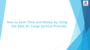 Air Cargo: Save Time & Money with the Right Provider