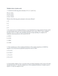 Statistics Exam Questions: Probability, Estimators, Confidence Intervals