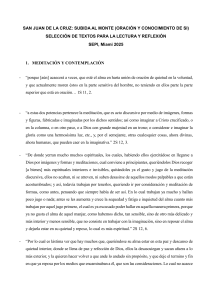San Juan de la Cruz: Oración y Autoconocimiento