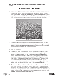 Coralbots: Robots Saving Coral Reefs