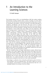 An Introduction to the Learning Sciences: Teaching & Learning Principles