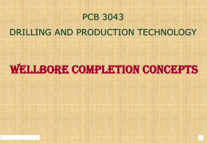 Wellbore Completion Concepts: Drilling & Production Tech