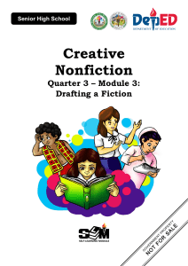 Creative Nonfiction Module: Drafting Fiction