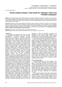 Power Quality Analysis: Induction Motor & 110/35kV Substation Case Study