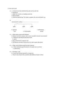 Rock Cycle & Weathering: Earth Science Questions & Answers