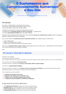 Guia de Suplementos para Jiu-Jitsu: Aumente Sua Resist&ecirc;ncia