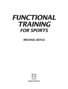 Functional Training for Sports: A Comprehensive Guide
