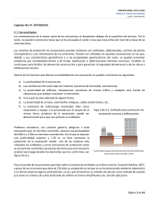 Sistemas de Entibados: Estabilidad y Dise&ntilde;o de Excavaciones