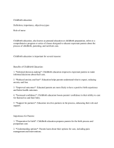 Childbirth Education: Definition, Importance, Types & Nurse's Role