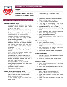 Chemistry Lab Safety: Engineer's Guide