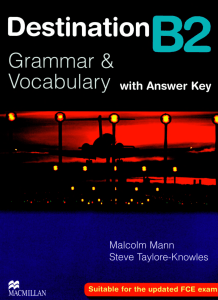 Destination B2 Grammar & Vocabulary Workbook
