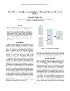 PosterBot: Automatic Poster Generation with Neural Models