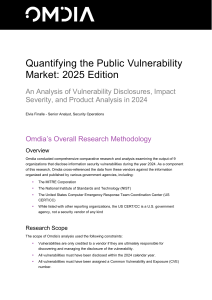 Vulnerability Market Analysis 2025: Disclosures & Severity