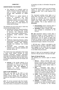 Understanding the Internet: Basics, Services, and World Wide Web
