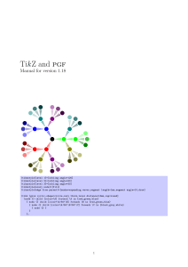TikZ and PGF Manual v1.18: Vector Graphics for LaTeX & TeX