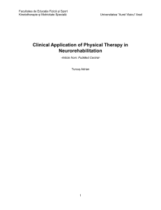 Clinical Physical Therapy in Neurorehabilitation: Tech & Recovery