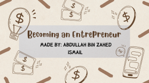 Entrepreneurship in UAE: A Presentation